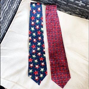 ▪️BRITCHES▪️Holiday Tie BUNDLE OF 2 EUC